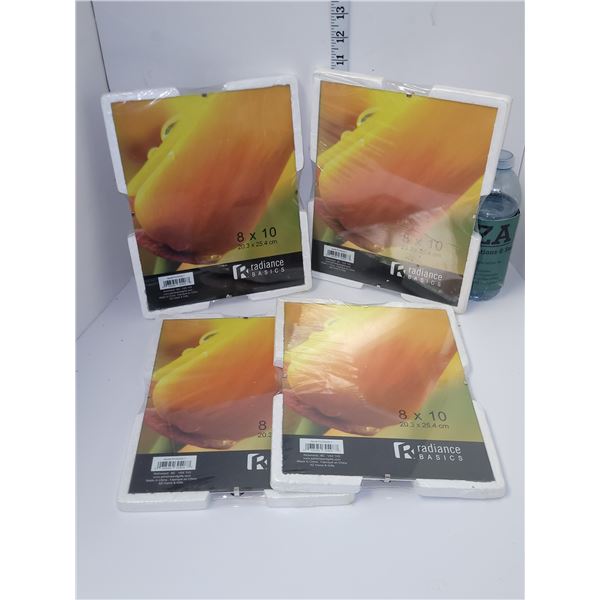 Lot of 4 New 8x10 Frameless Photo Frame