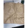 Image 2 : Embossed | Gold Tablecloth w/ Many Matching Napkins