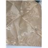 Image 3 : Embossed | Gold Tablecloth w/ Many Matching Napkins