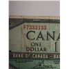 Image 2 : 1954 $1 Canada Bank Note | Serial # 7333133
