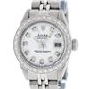Image 1 : Rolex Ladies Stainless Steel White Diamond 26MM Wristwatch