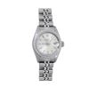 Image 2 : Rolex Ladies Stainless Steel Silver Index 26MM Quickset Datejust Wristwatch