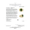 Image 5 : 2.64 ctw Emerald and 1.50 ctw Diamond Ring - 18KT Yellow Gold