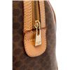 Image 7 : Celine Dark Brown Leather Macadam Boston Bag