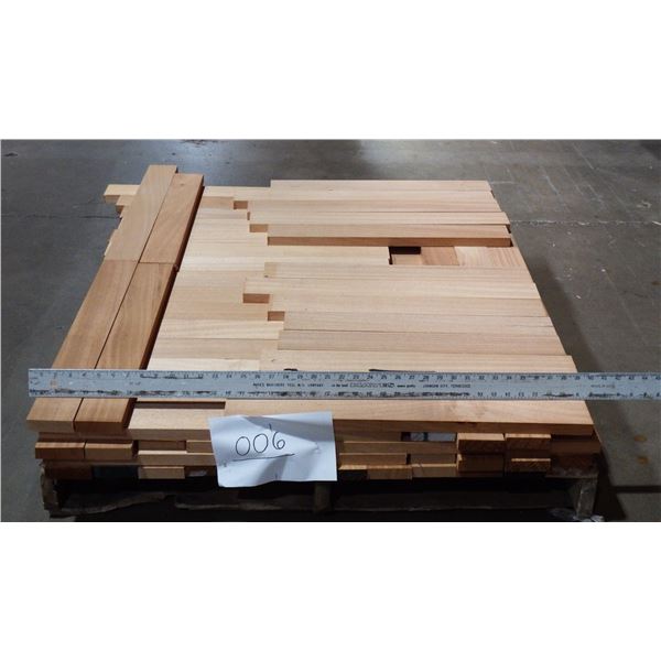 Pallet 4/4 Mahogany 5L x 40" x 40"
