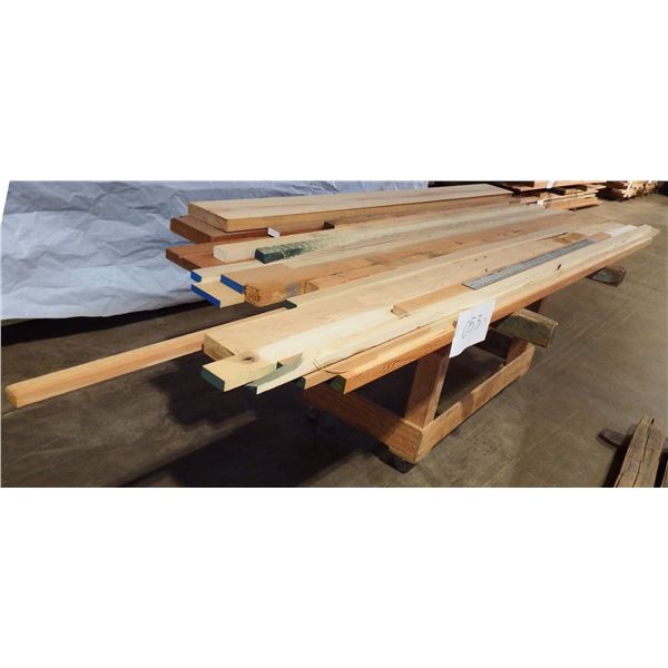 Bundle Mix Size & Species: Fir, Mahogany, Poplar 3" x 40 x 8'