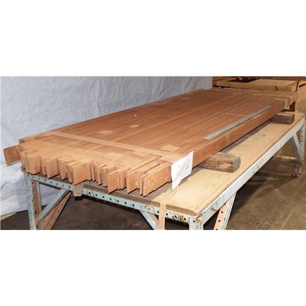 Bundle 1/2 x 3-1/2 Mahogany Louvers 3-5/8" x 43 x 9'