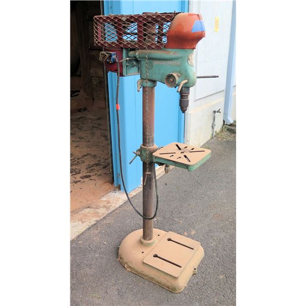 Famco D-B2TZ29 Drill Press w/ Hoover Motor (Runs See Video)