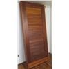 Image 1 : Wooden Panel w/ Slatted Design 39" x 92"H