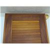 Image 2 : Wooden Panel w/ Slatted Design 39" x 92"H