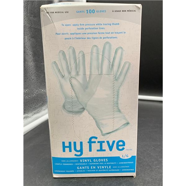 Hy Five Non-Allergenic Vinyl Gloves (L)