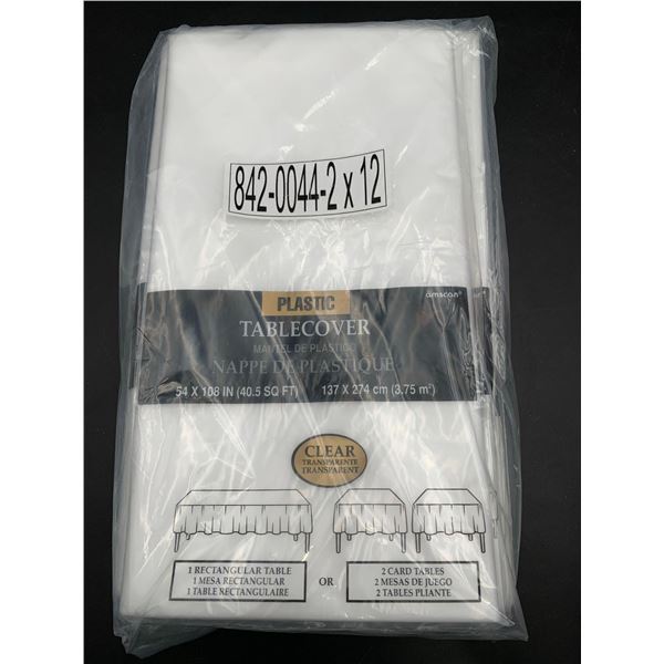 Plastic Tablecover(135cm x 274cm)