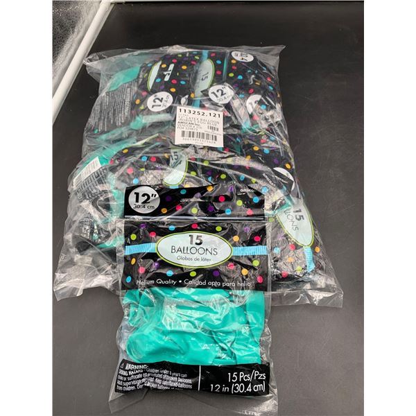 12in Latex Balloons (12 x 15)