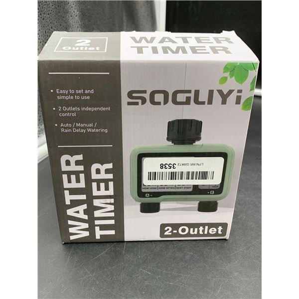 Soguyi Water Timer, 2-outlet