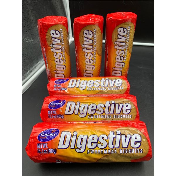 Burton's Foods Digestive Sweetmeal Biscuits (6 x 400g)