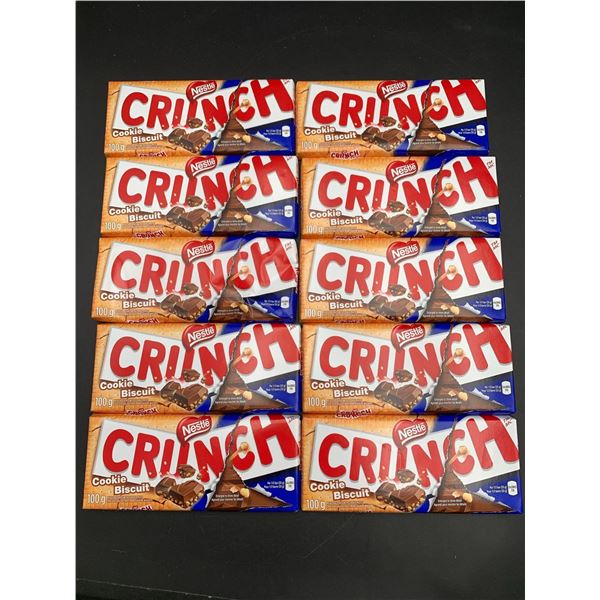 Nestle Crunch Bars(10 x 100g) Cookie Biscuit
