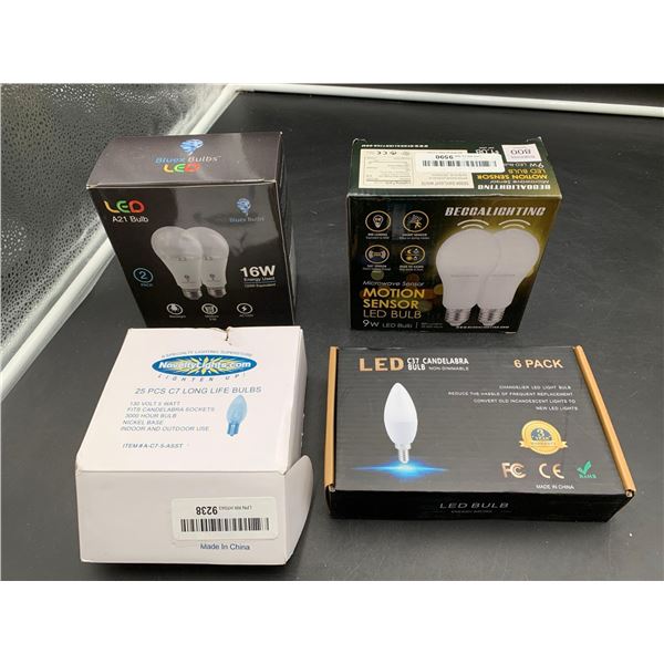 Lot of Assorted LED Bulbs