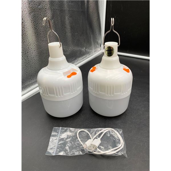 2 USB Hanging Lanterns