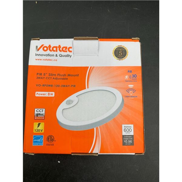 Votatec 5in Slim Flush Mount 3way CCT Adjustable