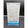Image 1 : Hy Five Non-Allergenic Vinyl Gloves, Lightly Powdered Disposable (100ct) Large