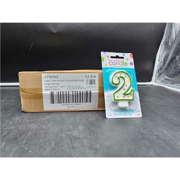 Candl Birthday Polka Dots Candles (12 ct) no. 2
