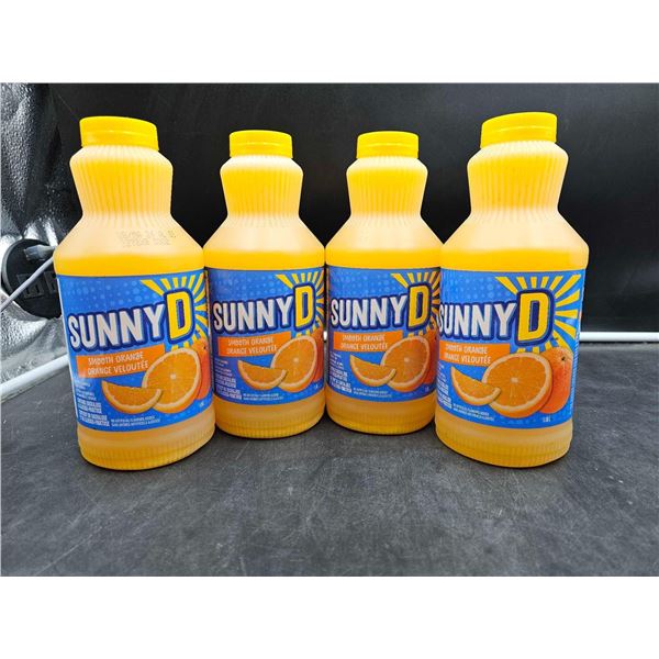 Sunny D Smooth Orange Citrus Punch (4 x 1.18L)