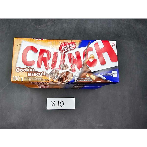 Nestle Crunch Candy Bars-Cookie Biscuit (10 x 100g)