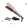 Image 2 : K&K 1 3/4 inch Flat Iron Hair Straightener with Electroplate Titanium Adjustable Temp High Heat 450 