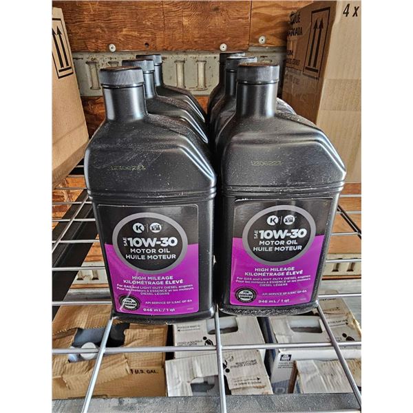 Circle K SAE 10W-30 High Mileage for Gas and Light Duty Deisel Engines 6x946ml