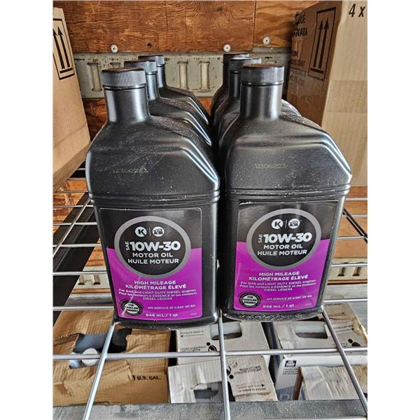 Circle K SAE 10W-30 High Mileage for Gas and Light Duty Deisel Engines 6x946ml