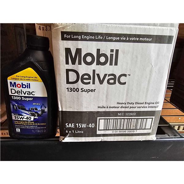 Mobil1 SAE 15W-40 1300 Duper Delvac Heavy Duty Diesel Engine Oil  6x1L