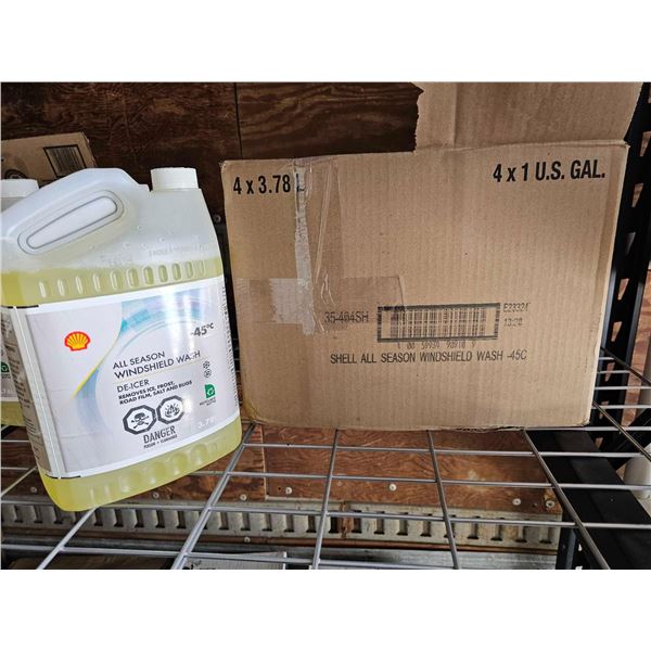 Shell All Season Windshield Washer Fluid -45° - 4x3.78L