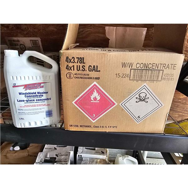 Turbo Power Windshield Washer Fluid Concentrate good to -37 °  4x 3.87L