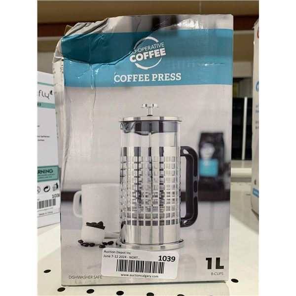 Co-operative Coffee Coffee Press 1L / 8 Cup
