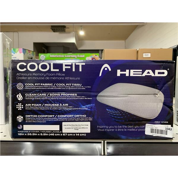 Head Cool Fit Athleisure Memory Foam Pillow