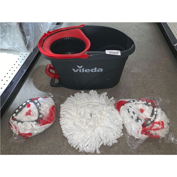 Vileda Bucket And 3 Heads NO Pole