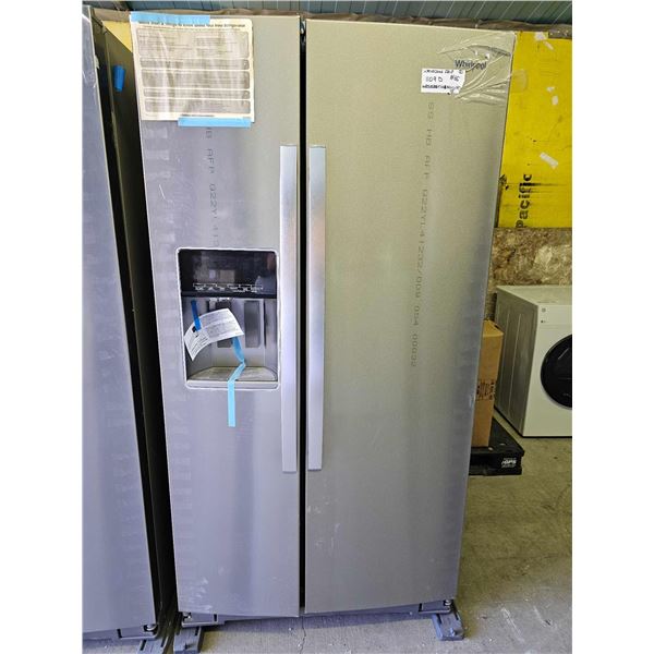 Whirlpool WRS588FIHZ Side by Side Refrigerator, 36 inch Width, 28.5 cu. ft. Capacity, Stainless Stee