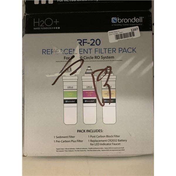 Brondell RF-20 Replacement Filter Pack