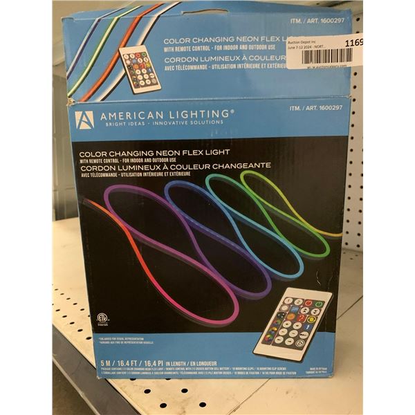 Amer8ican Lighting Color Changing Neon Flexlight with Remote Control