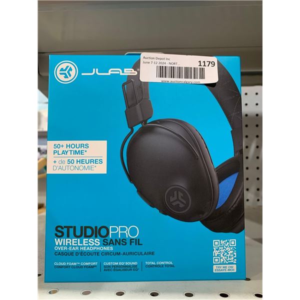 JLab StudioPro Wireless Over Ear Headphones