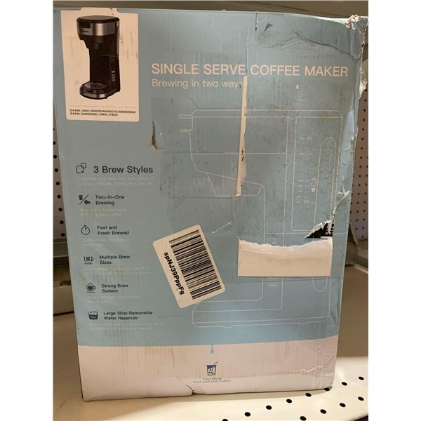 Single Serve Coffee Maker Brewing In Two Ways