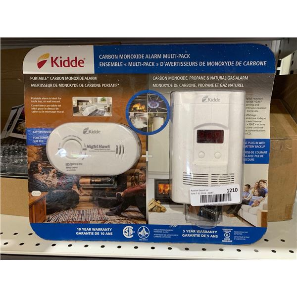 Kidde Carbon Monoxide Alarm Mult-Pack