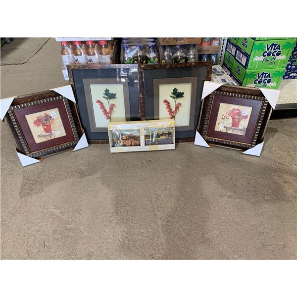 Lot of 5 Home Decor Photos