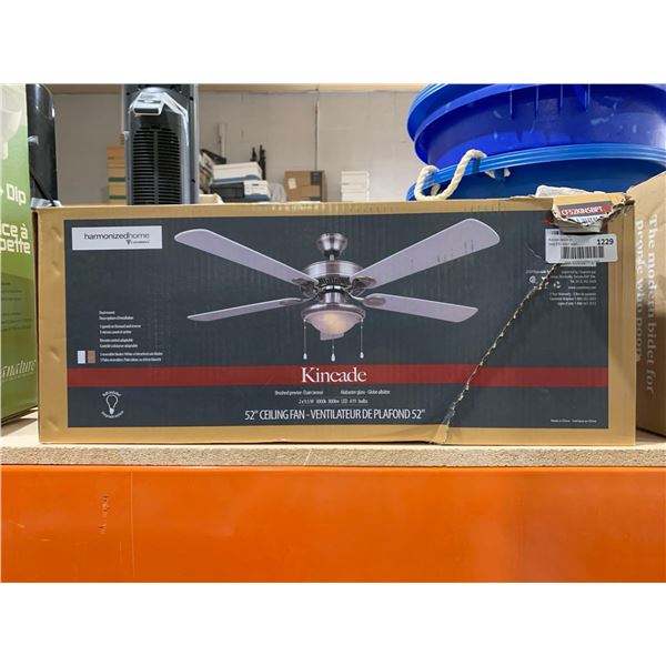 Harmonized Home Dual Mount Kincade 52" Ceiling Fan