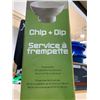Image 2 : Chip + Dip 2 Piece Set 16" Chip Bowl 16oz Dip Bowl