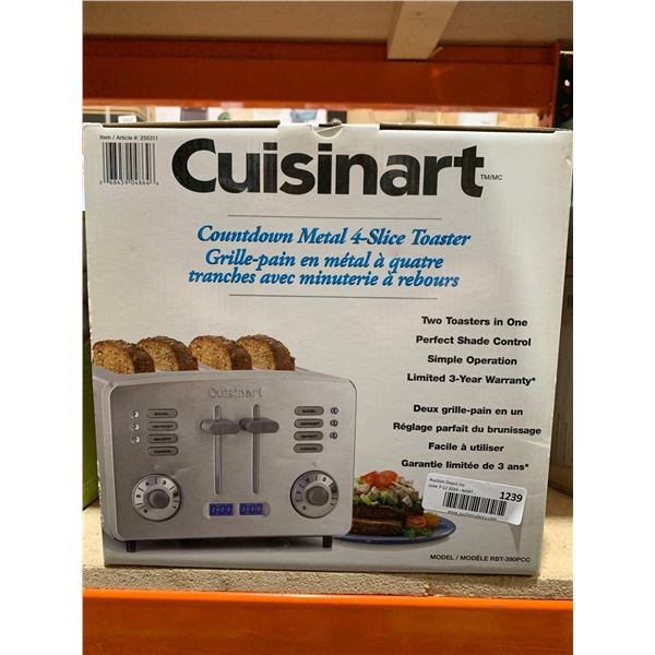 Cuisinart Countdown Metal 4 Slice Toaster