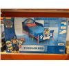 Image 1 : Paw Patrol Toddler Bed 15+ Months or 50Lbs Uses Standard Size Crib Mattress