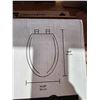 Image 3 : Centoco Elongated Toilet Seat - White