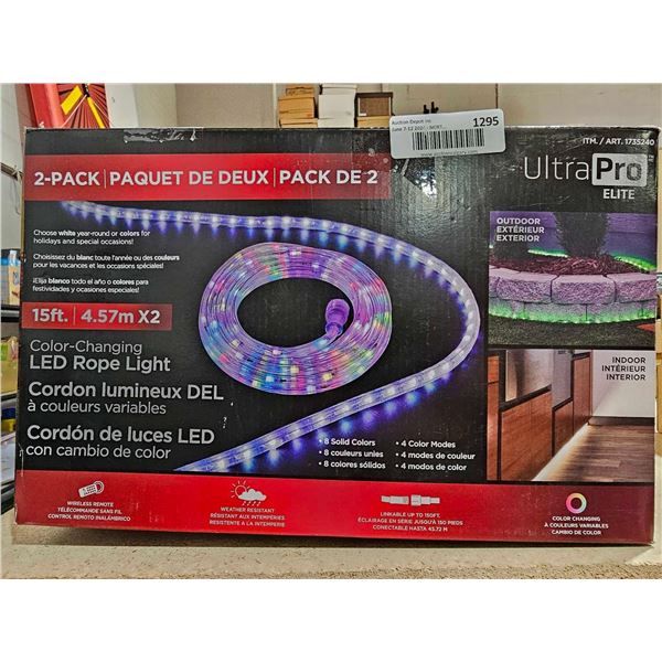 Ultra Pro 2-Pack 15' Color Changing LED Rope Light