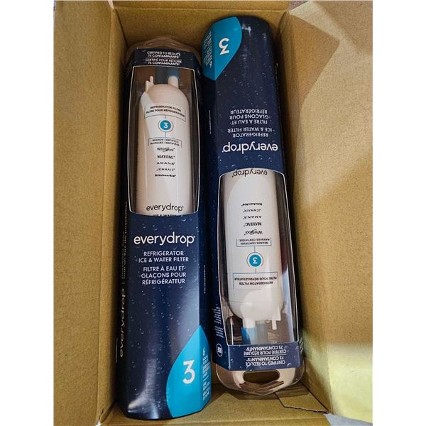 Lot of 2 Everydrop Refrigerator Ice & Water Filter